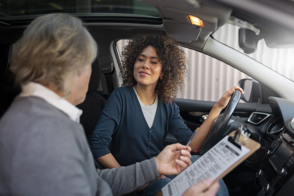 person preparing get driver license 1